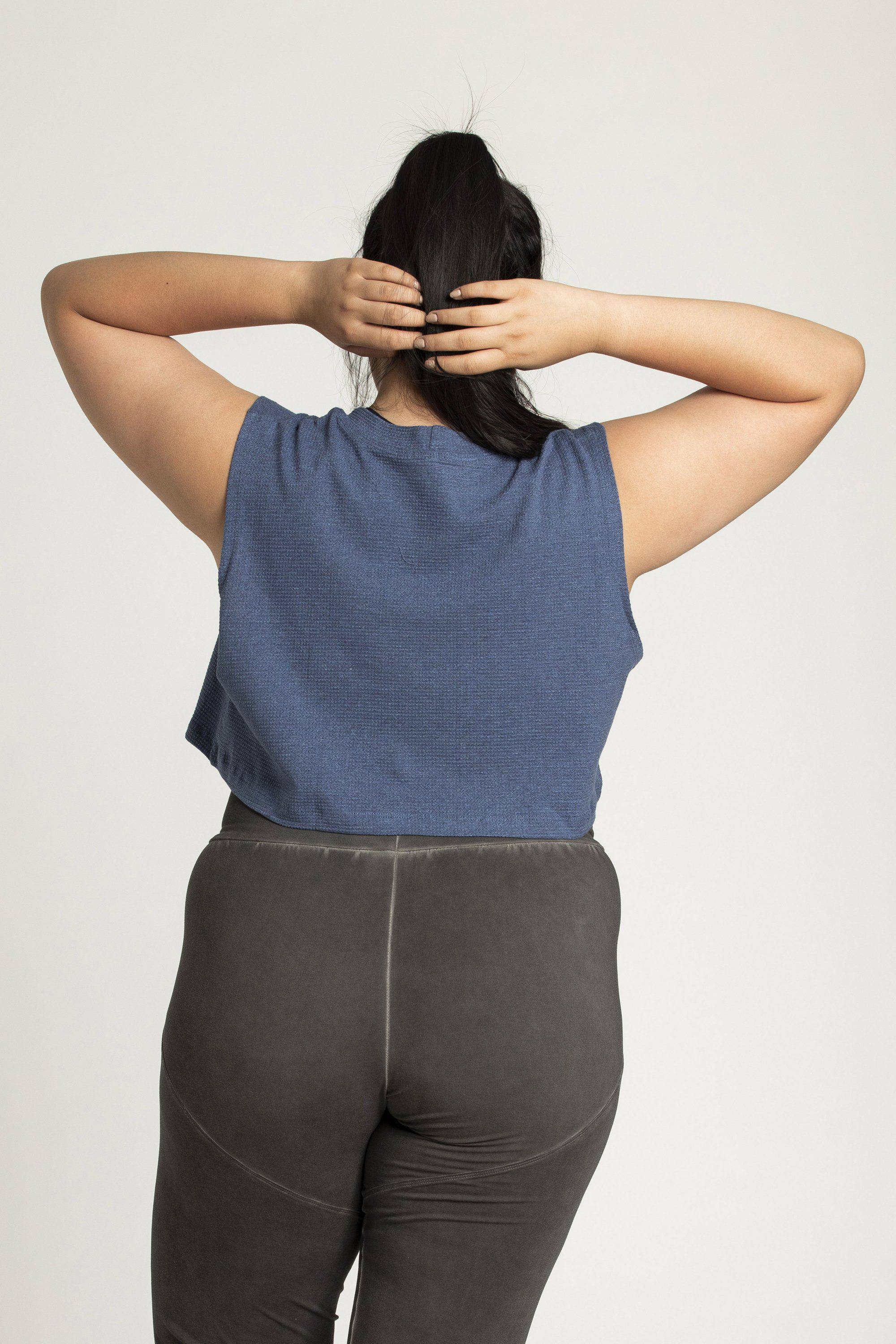 High Neck Crop Box Top - Image 5