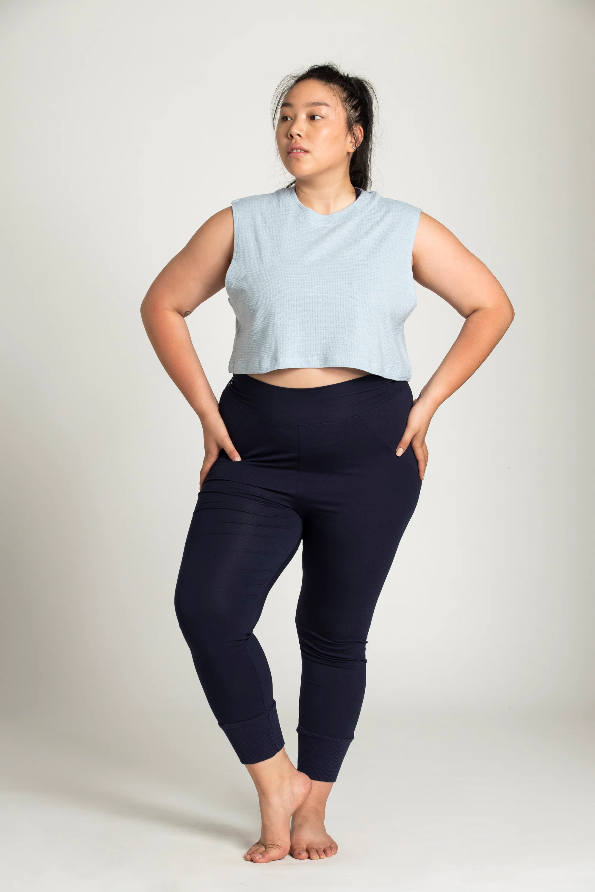 High Neck Crop Box Top - Image 4