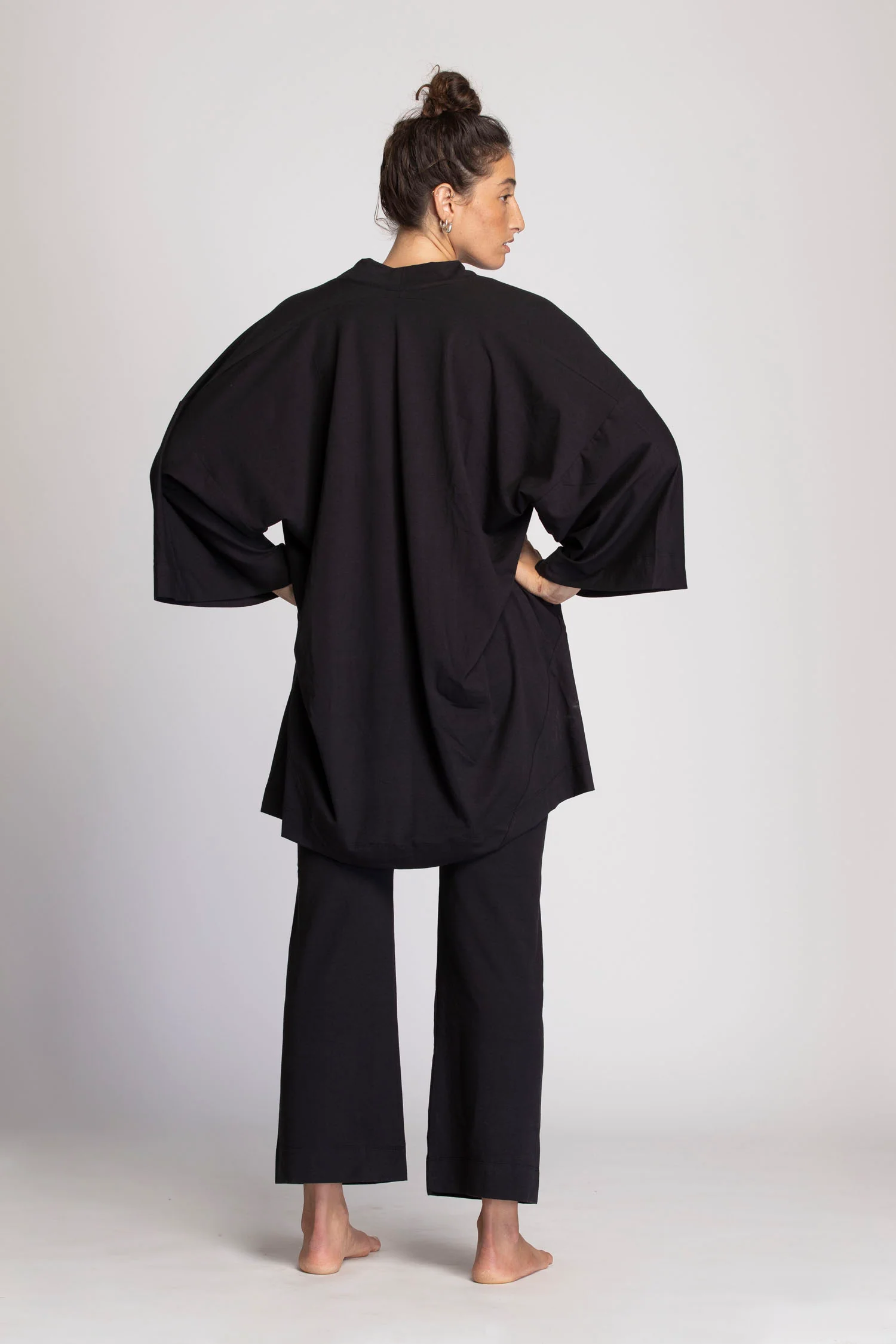 Soft Modal Lounge Kimono Cardigan - Image 6
