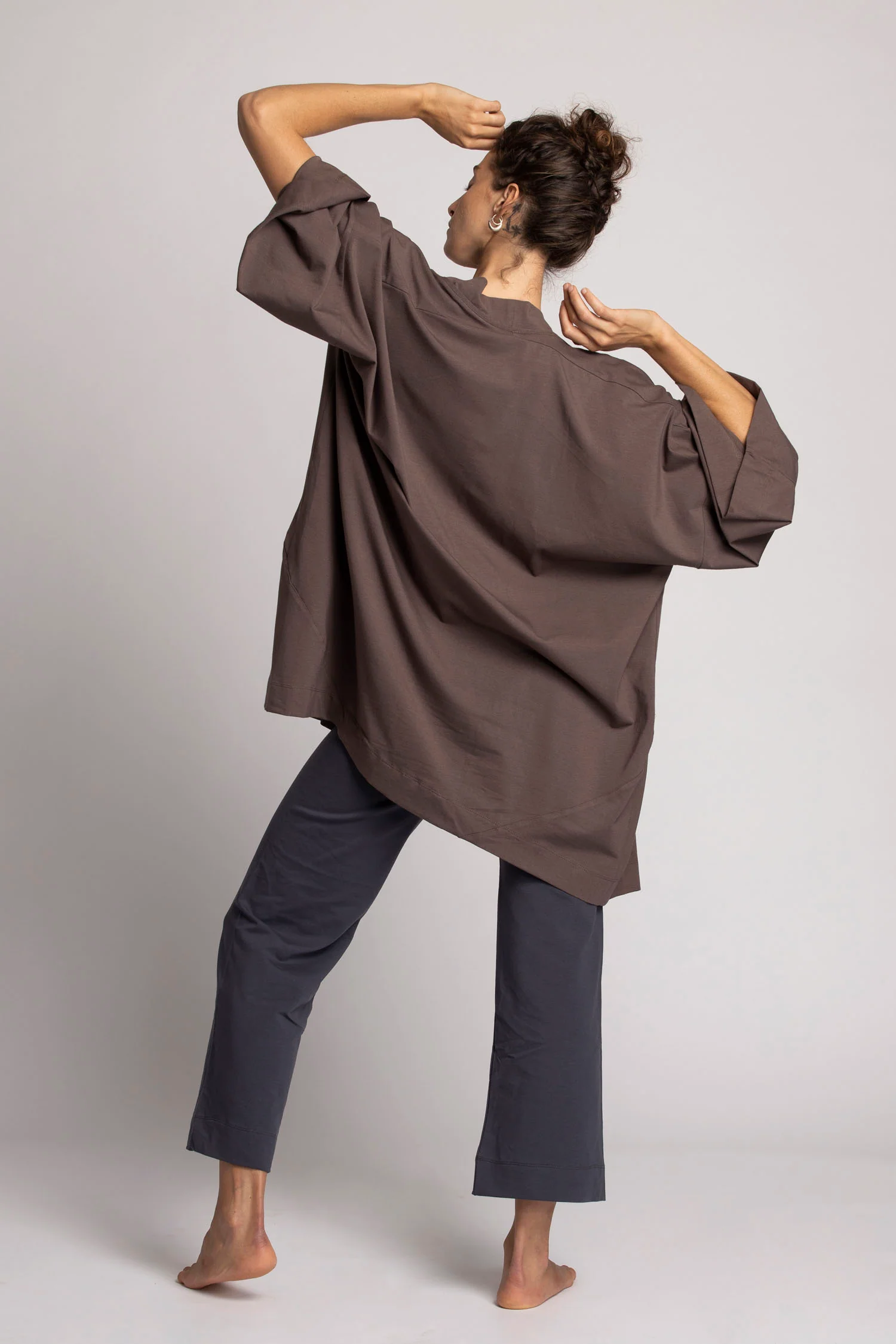 Soft Modal Lounge Kimono Cardigan - Image 3