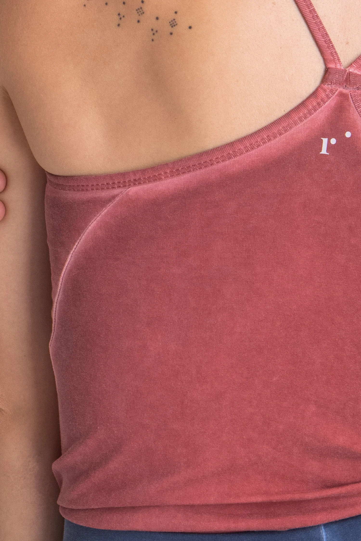 Stonewash Criss Cross Tank Top - Image 3