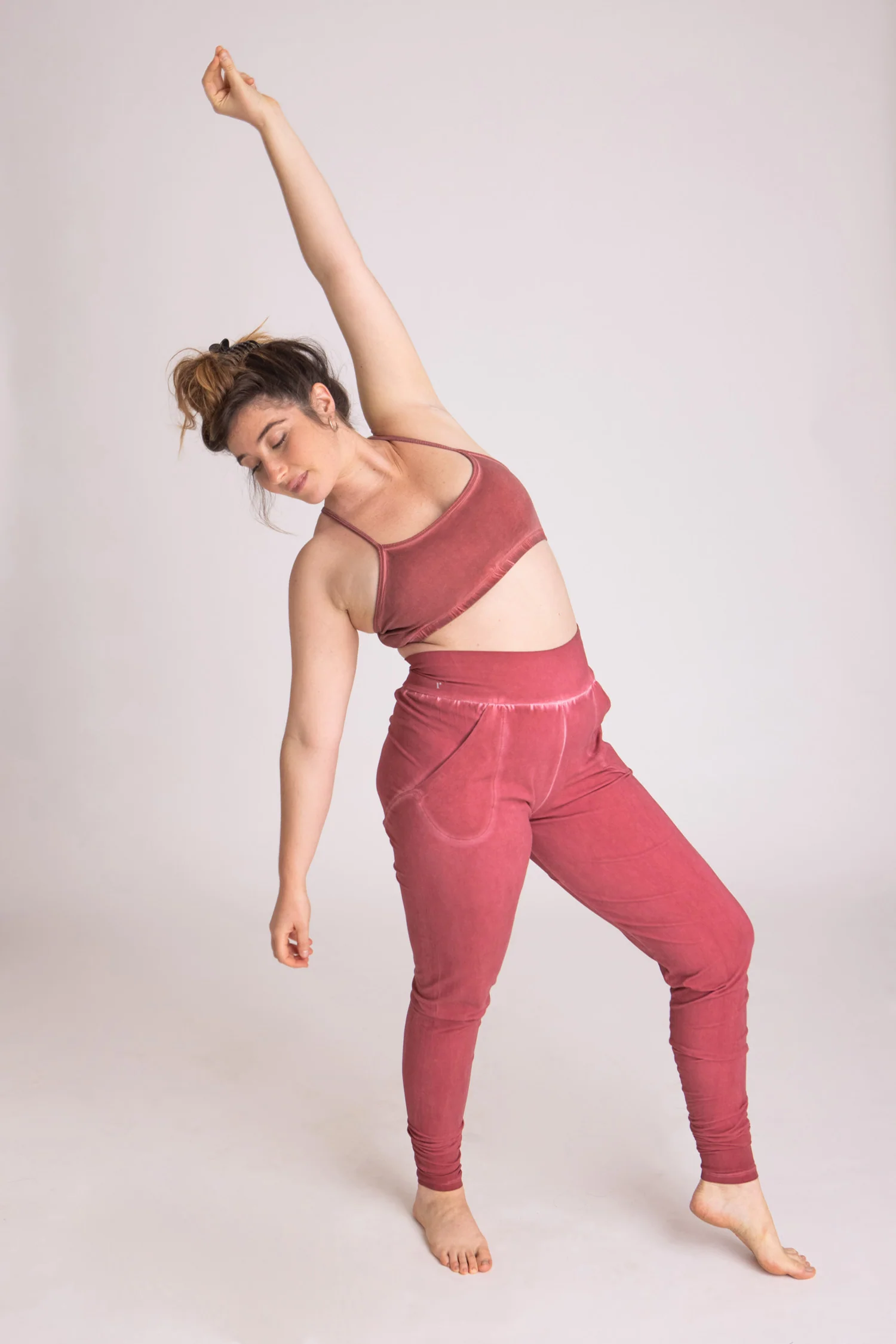 Stonewash Extra Long Slouchy Pants - Image 4