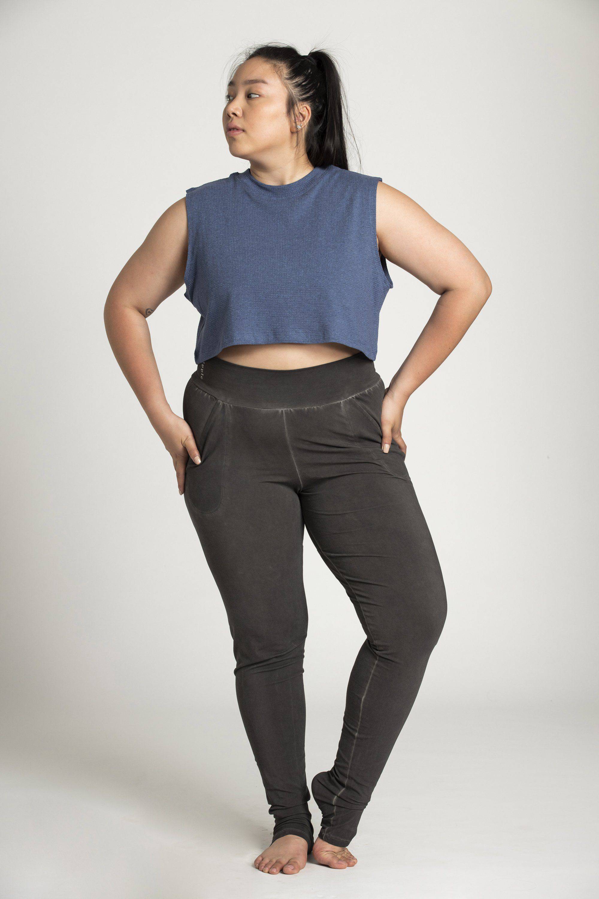 Stonewash Extra Long Slouchy Pants - Image 3