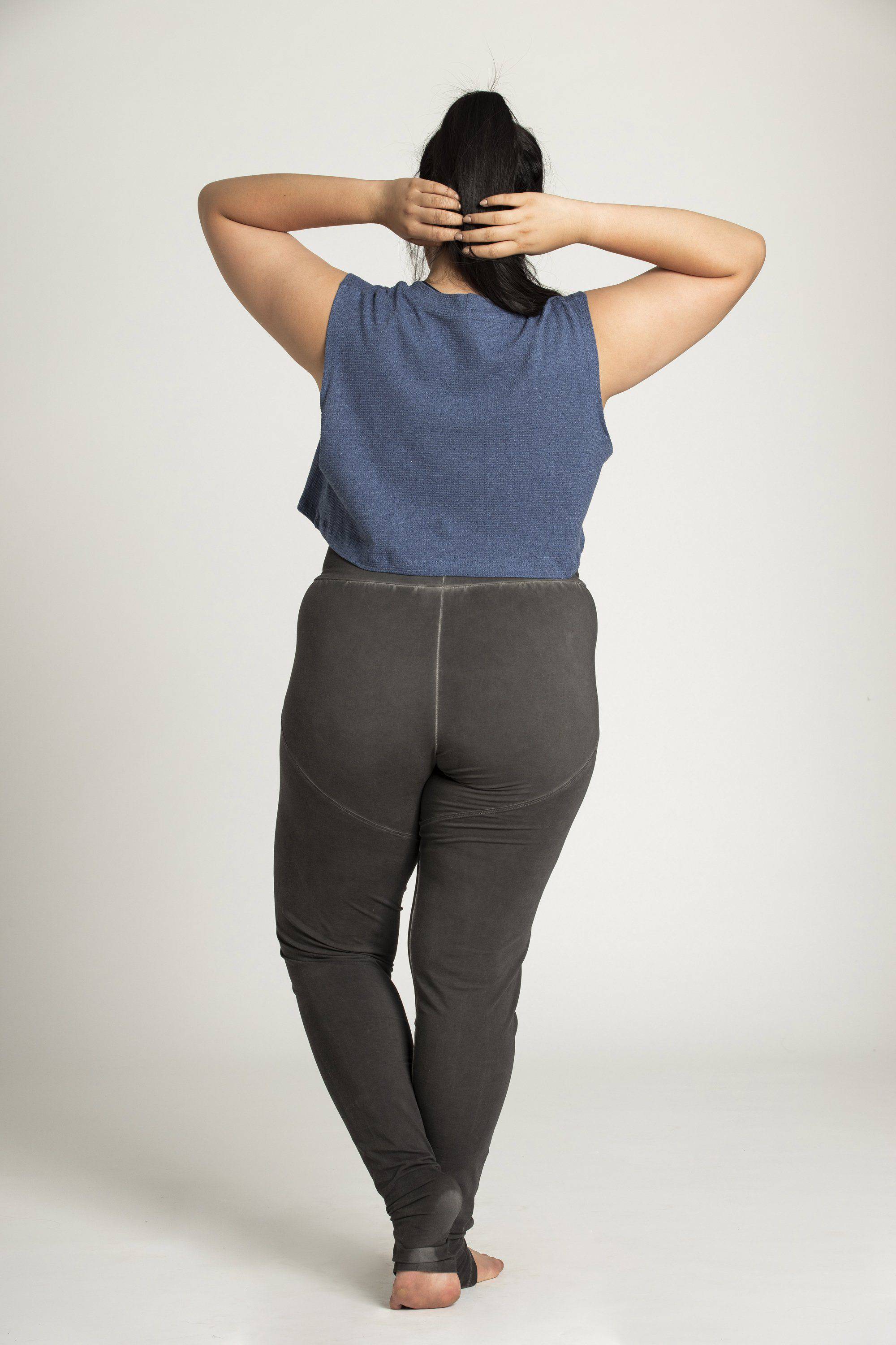 Stonewash Extra Long Slouchy Pants - Image 4