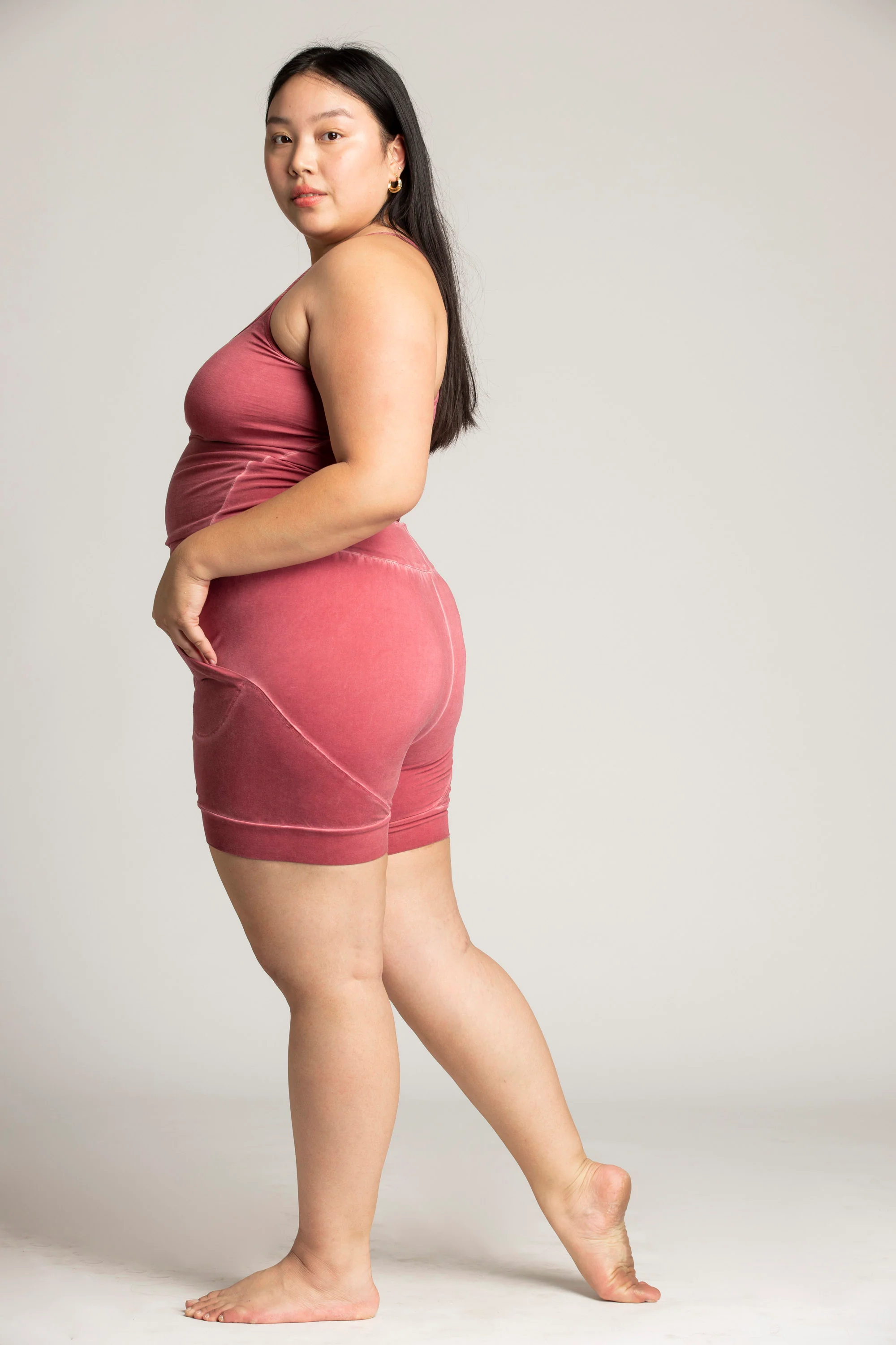Stonewash Short Yoga Jumpsuit - Image 3