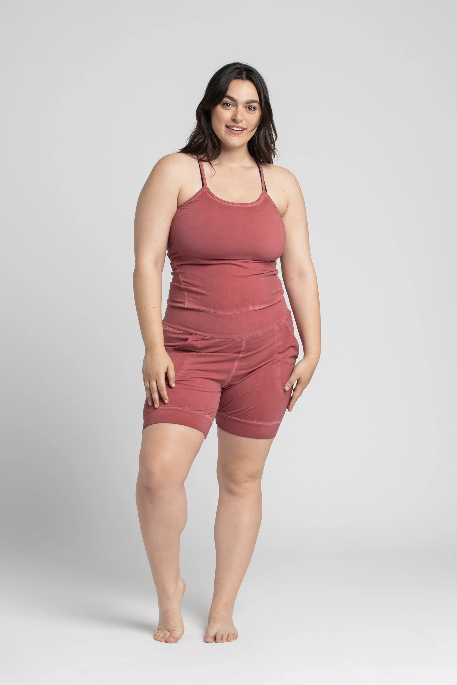 Stonewash Short Yoga Jumpsuit - Image 8
