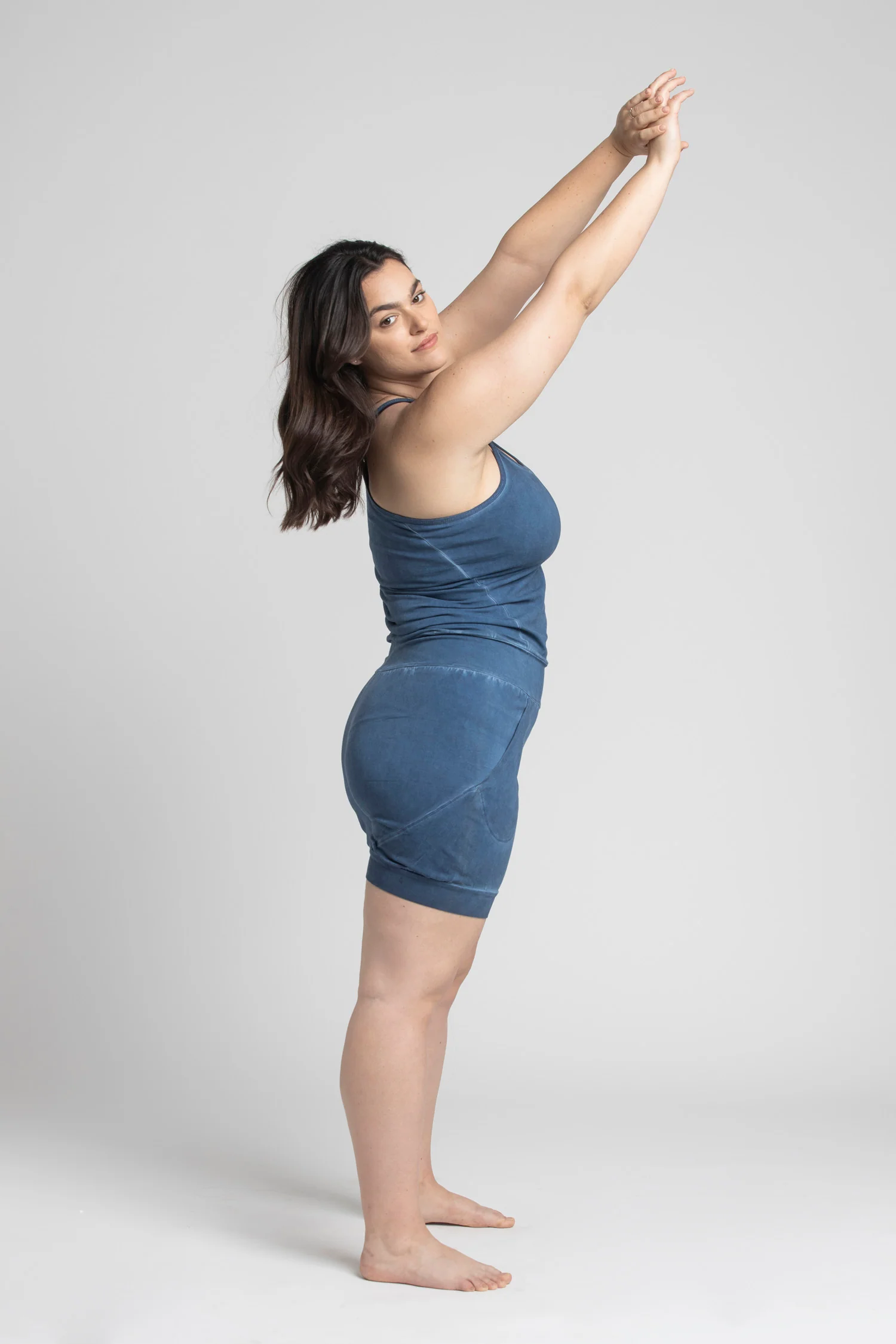 Stonewash Short Yoga Jumpsuit - Image 5