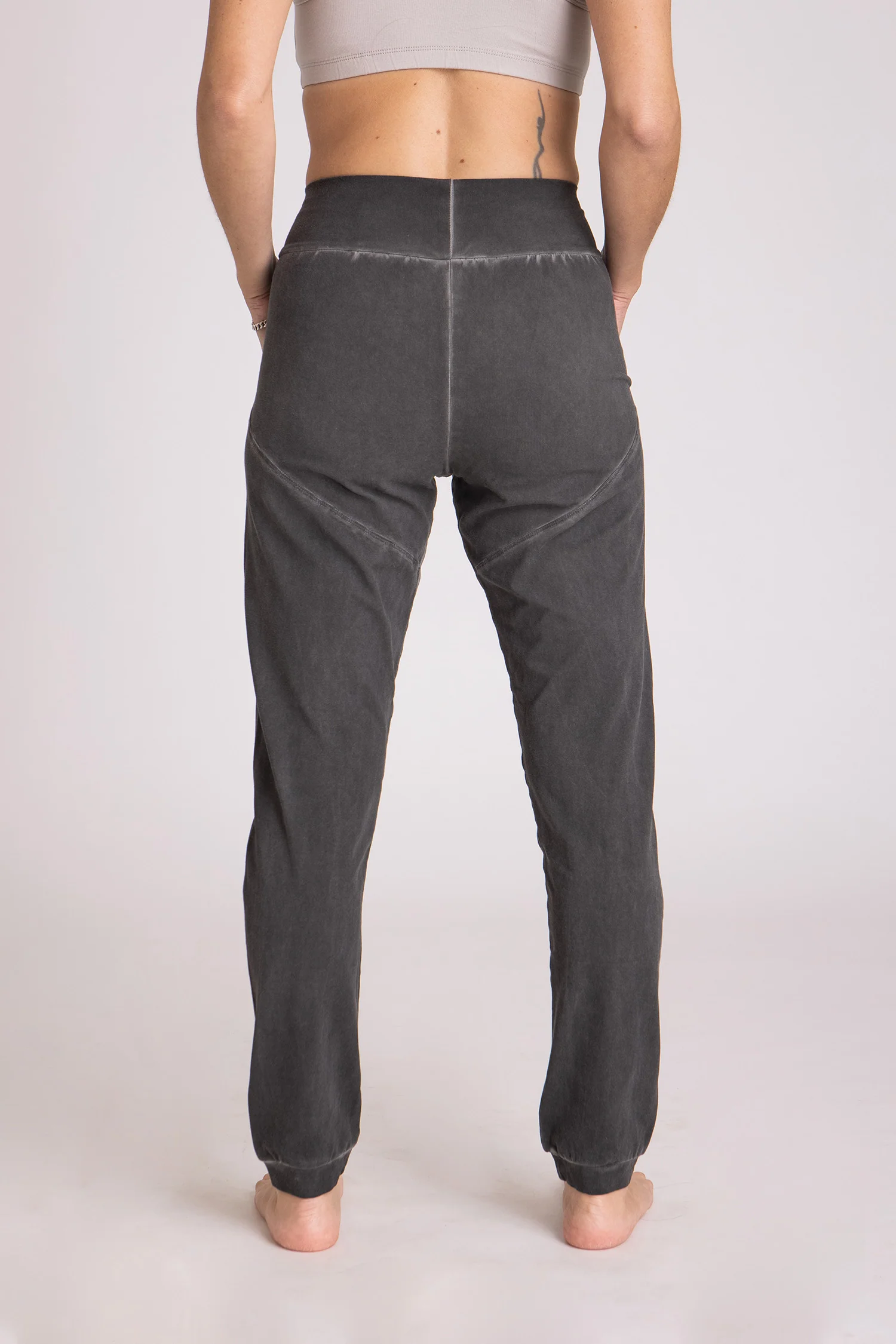 Stonewash Unisex Slouchy Yoga Pants - Image 3