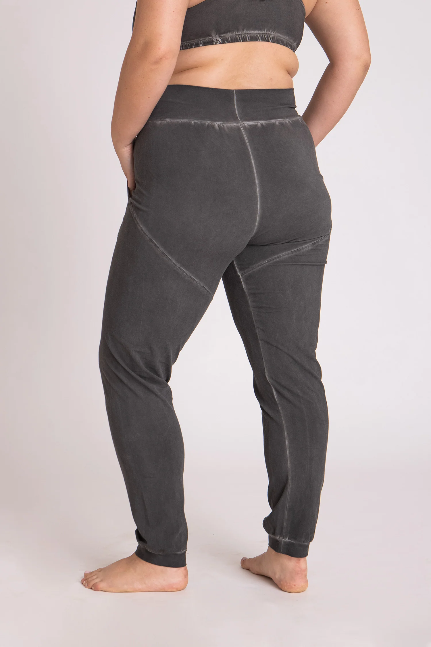 Stonewash Unisex Slouchy Yoga Pants - Image 6