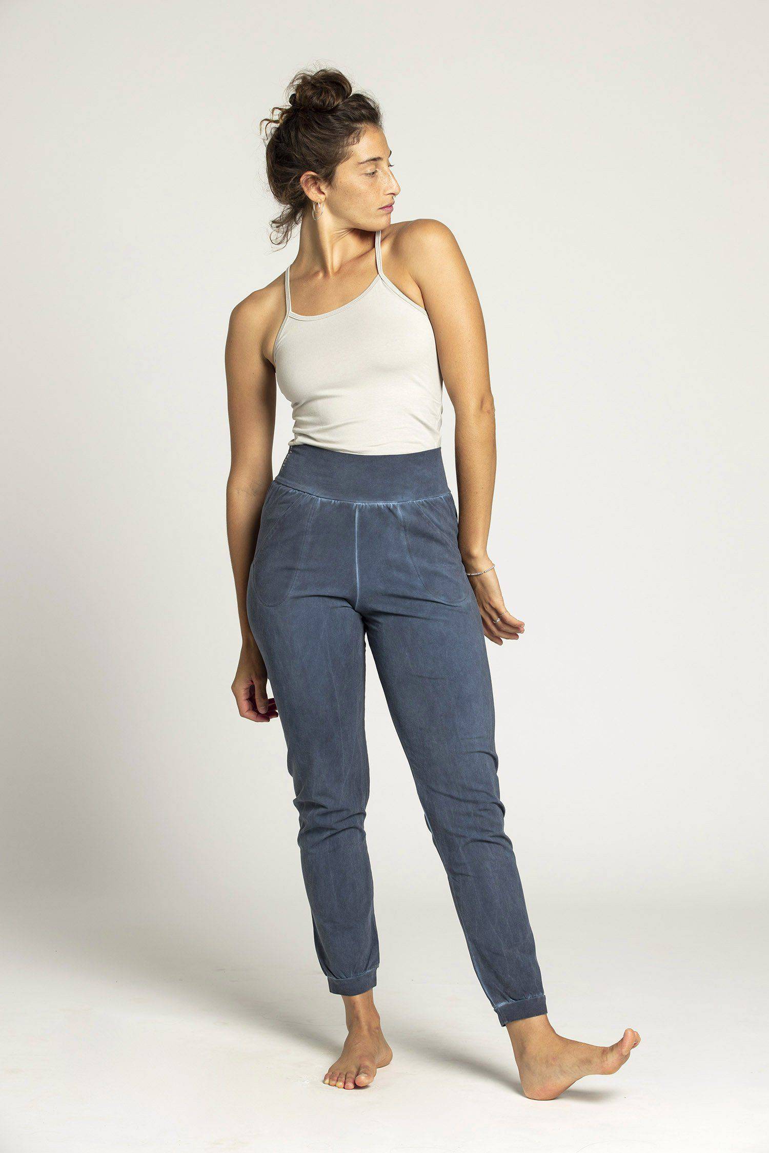 Stonewash Unisex Slouchy Yoga Pants - Image 3