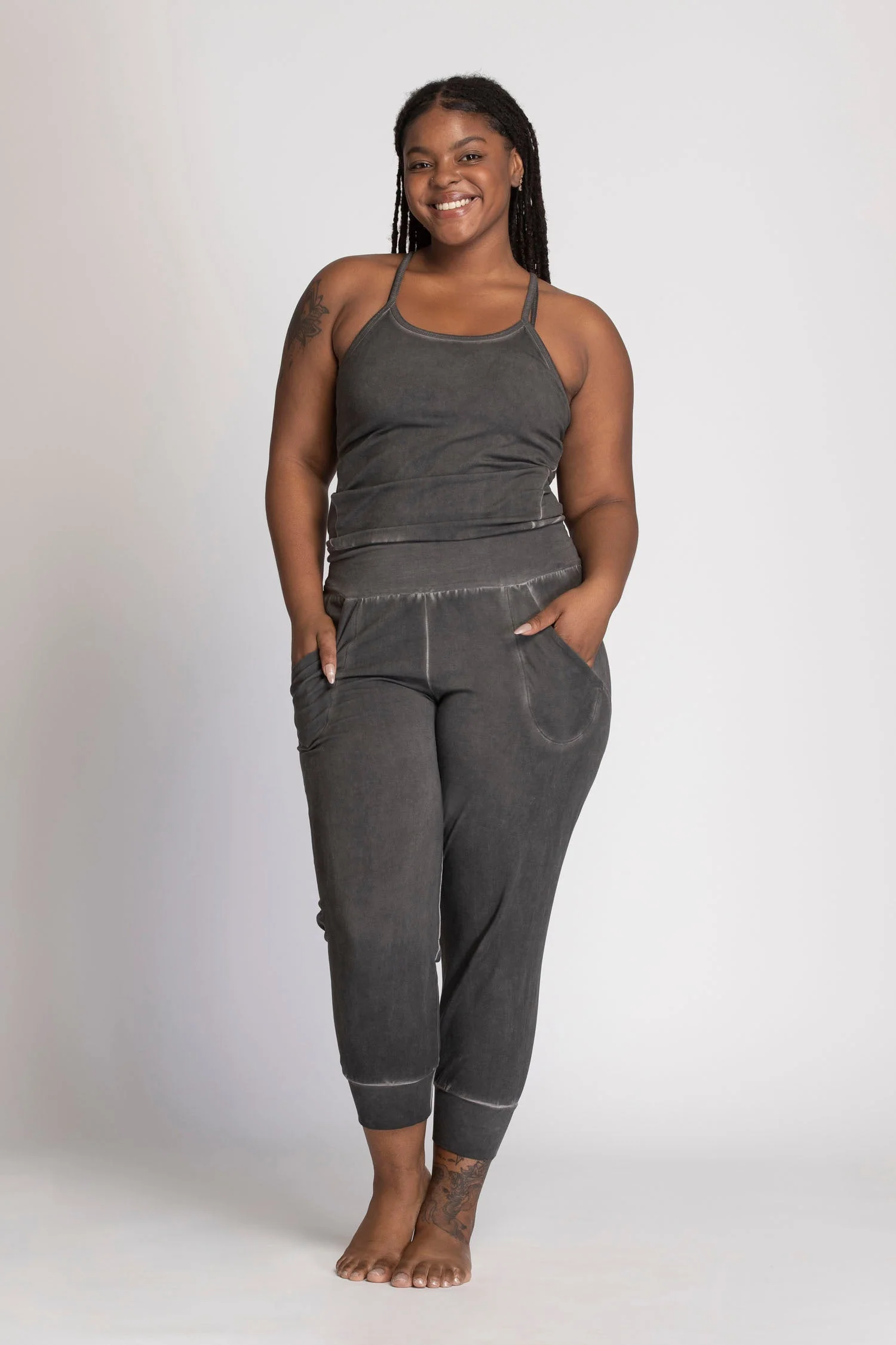 Stonewash Yoga Jumpsuit - Image 4